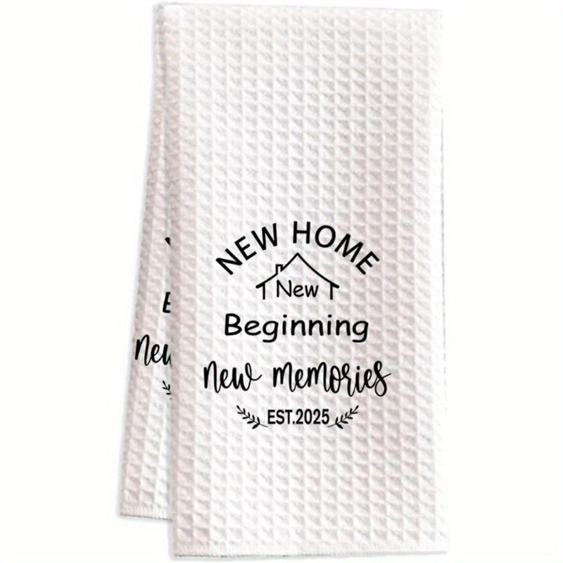New Home Kitchen Towel Est 2025