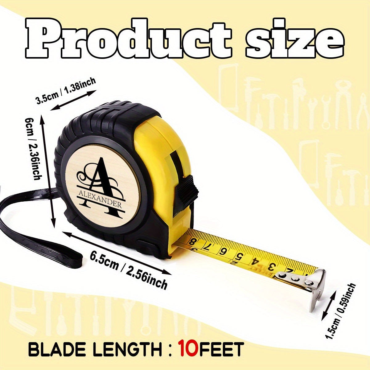 Personalized Name Tape Measure