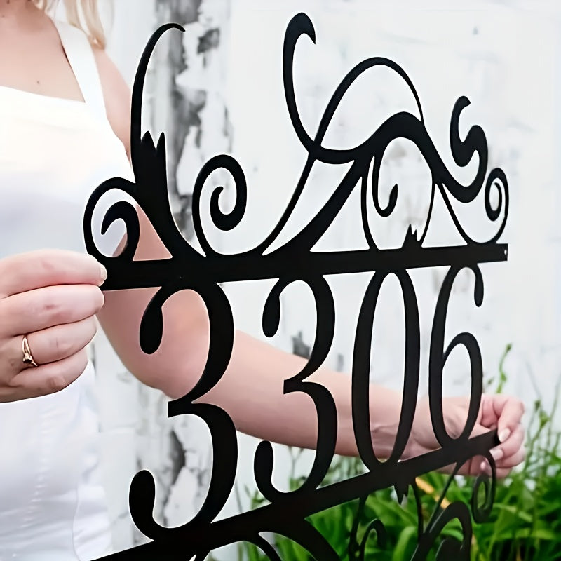 Metal Door Number Customization