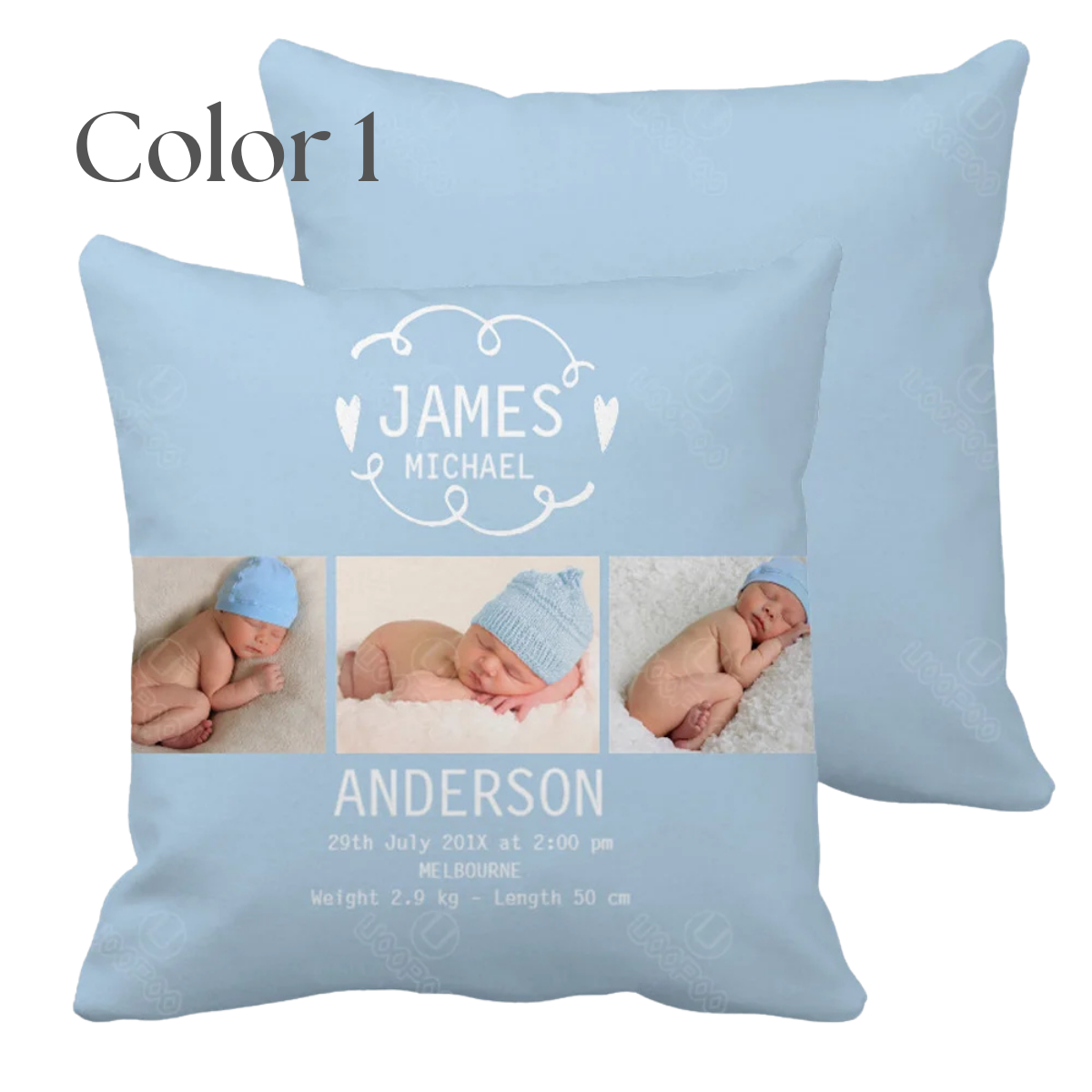 Custom Photo Baby Pillow Case