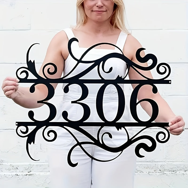 Metal Door Number Customization