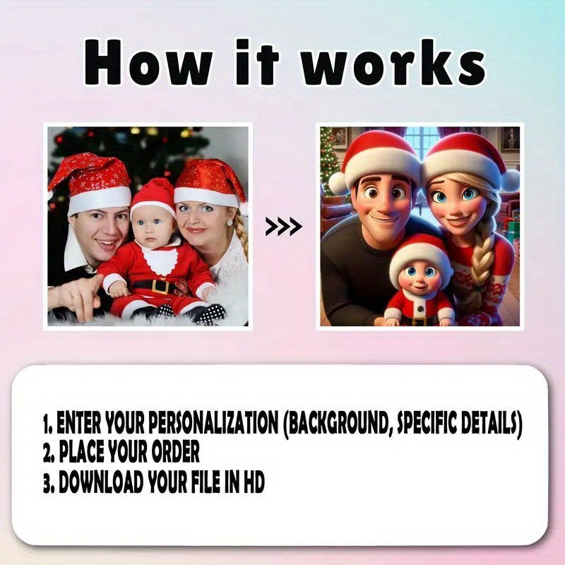 Personalized 3D Cartoon Acrylic Photo Frame