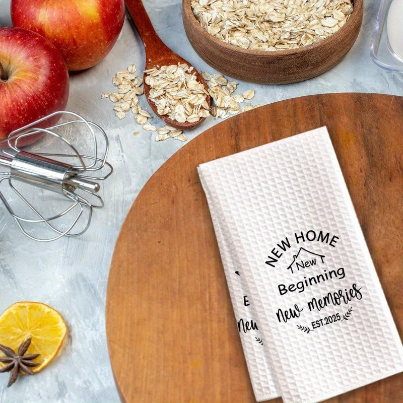 New Home Kitchen Towel Est 2025