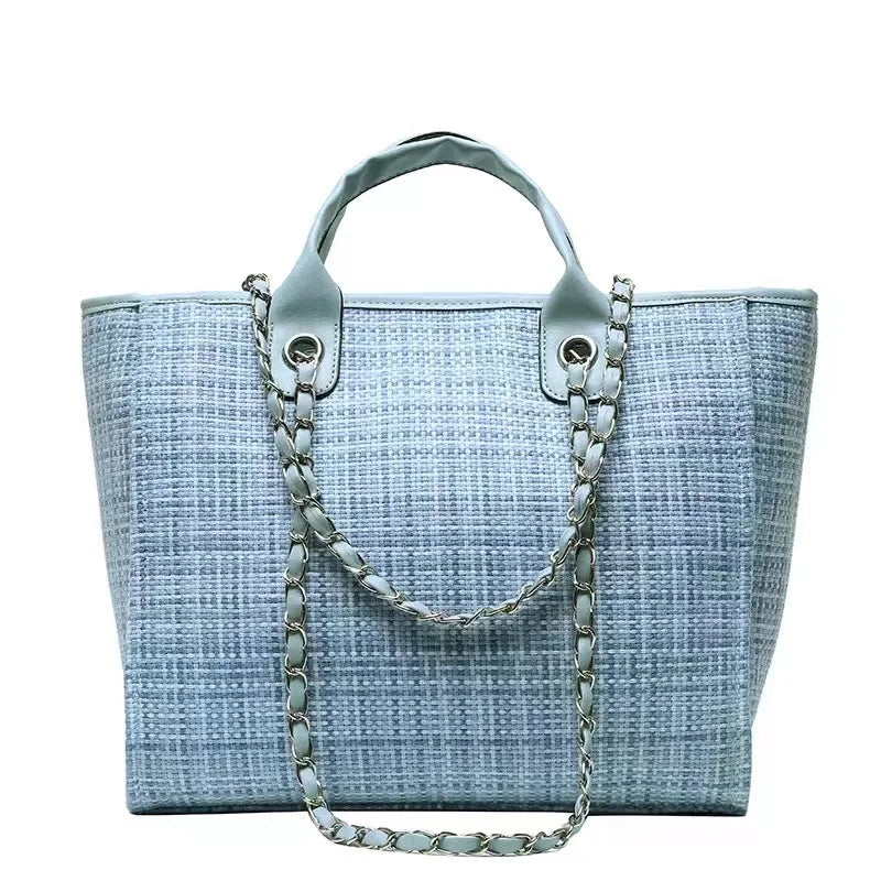 Custom Monogram Name Canvas Tote Bag