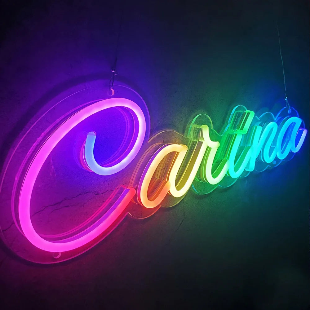 RGB Custom Name Neon Sign Personalized