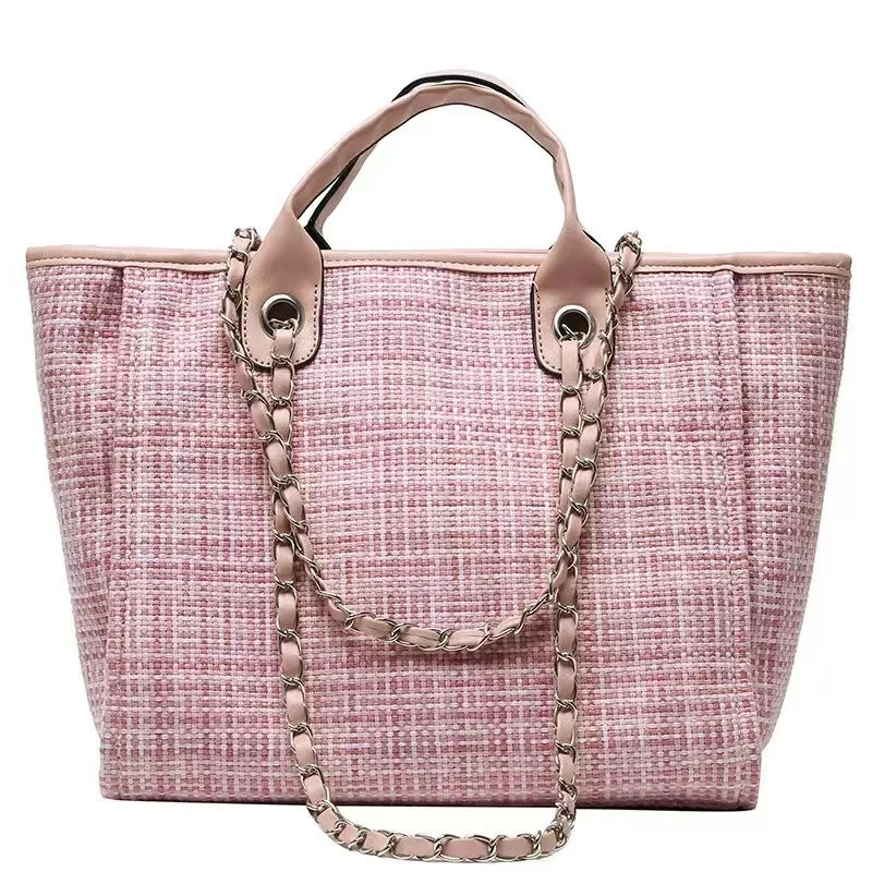 Custom Monogram Name Canvas Tote Bag