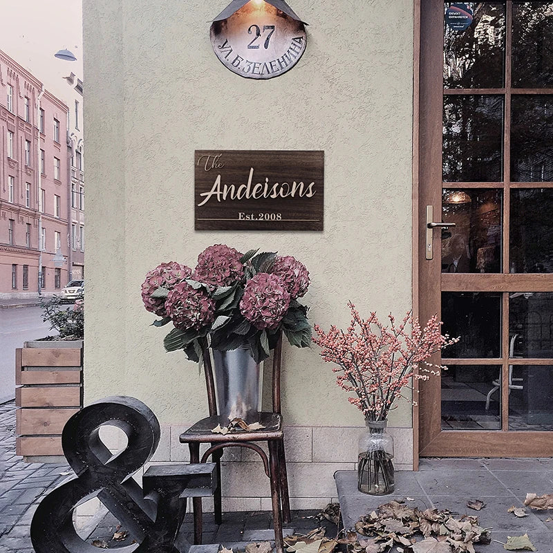 Personalized Name 3D Wooden Wall Art Sign