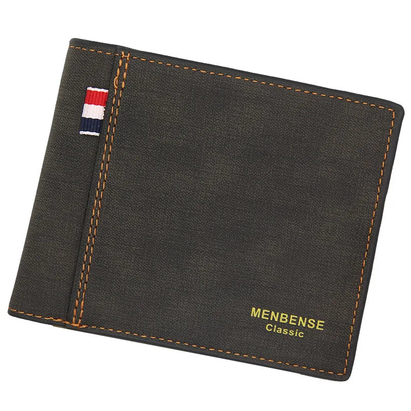 Picture Engraved Bifold PU Leather Wallet