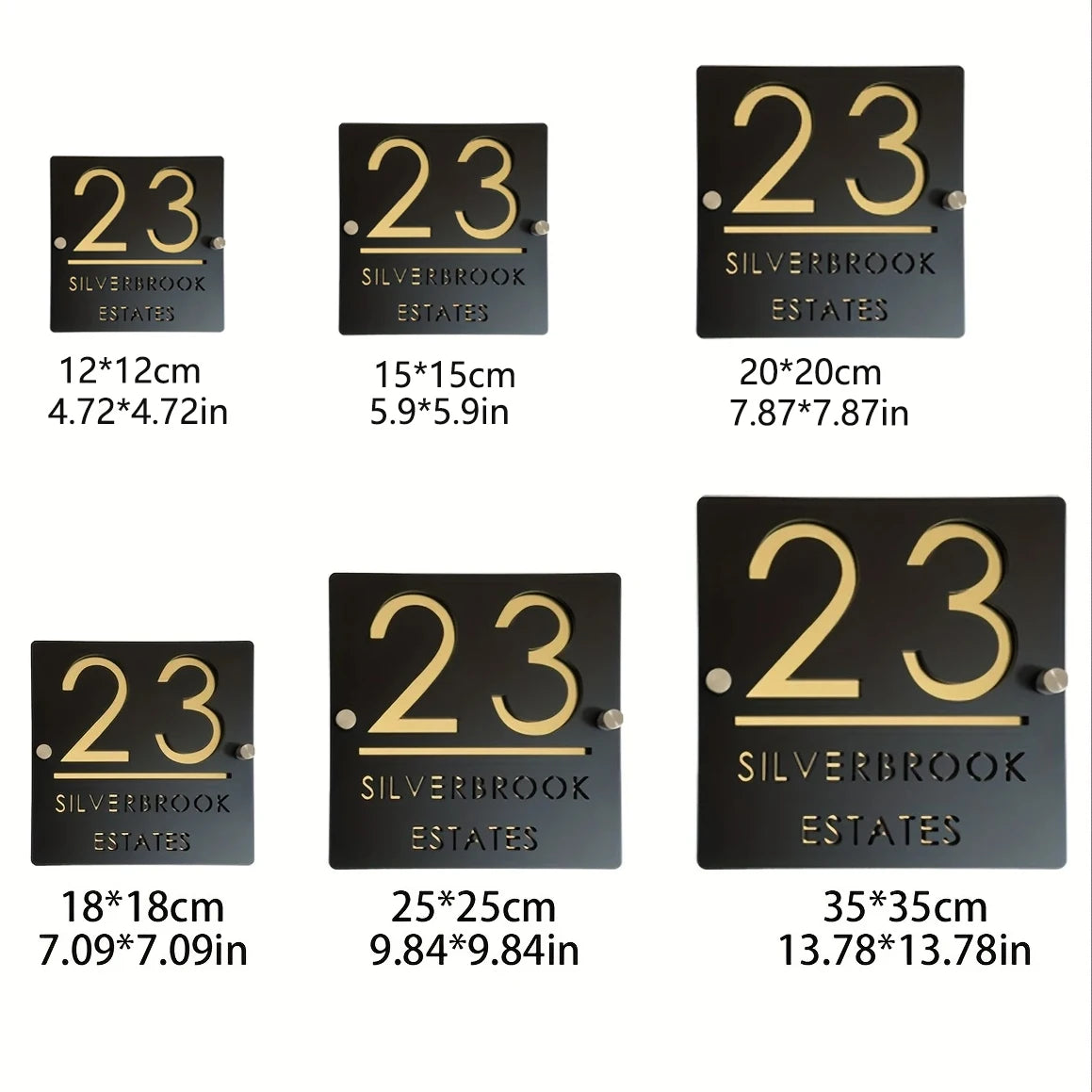 Personalized Address Sign Outdoor