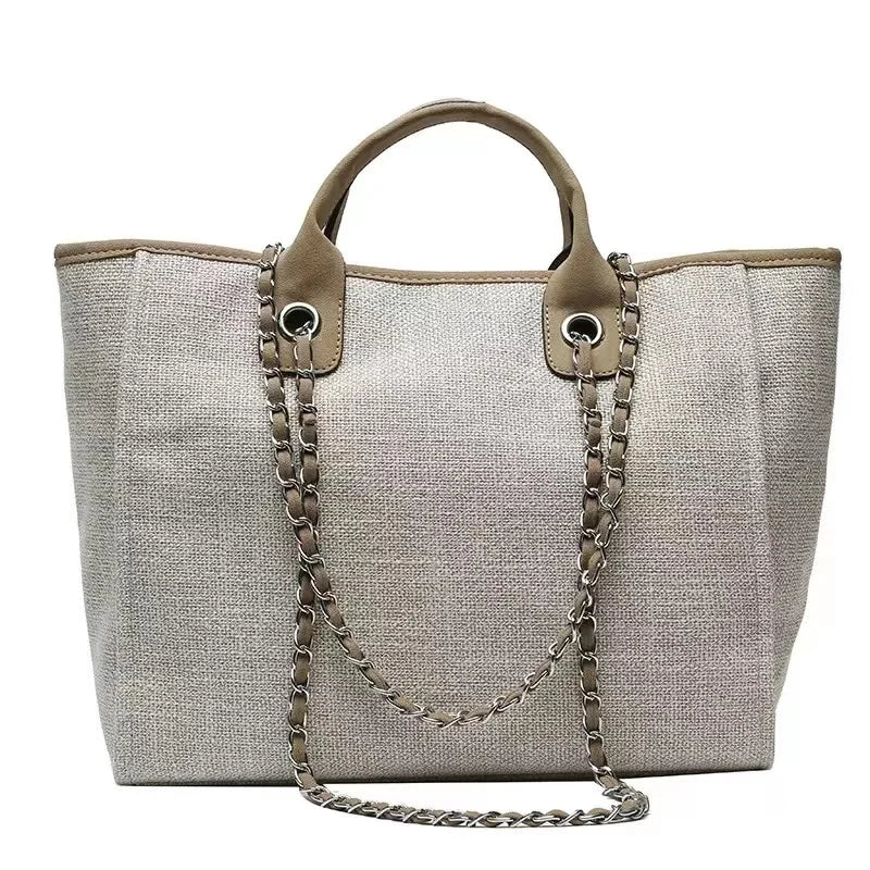 Custom Monogram Name Canvas Tote Bag