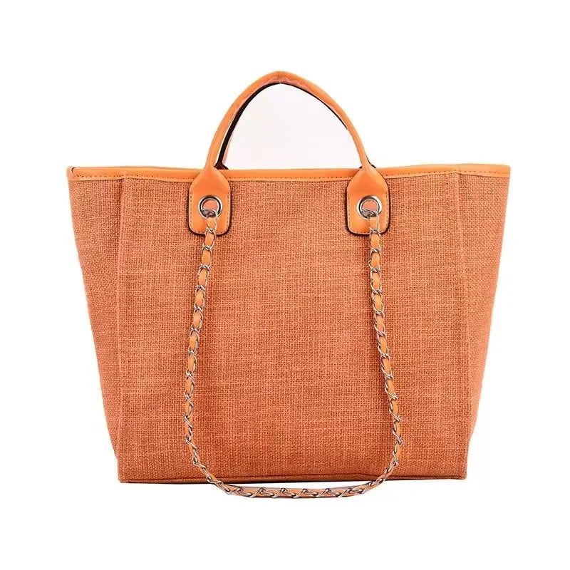 Custom Monogram Name Canvas Tote Bag