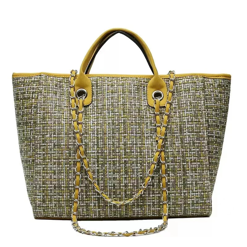 Custom Monogram Name Canvas Tote Bag