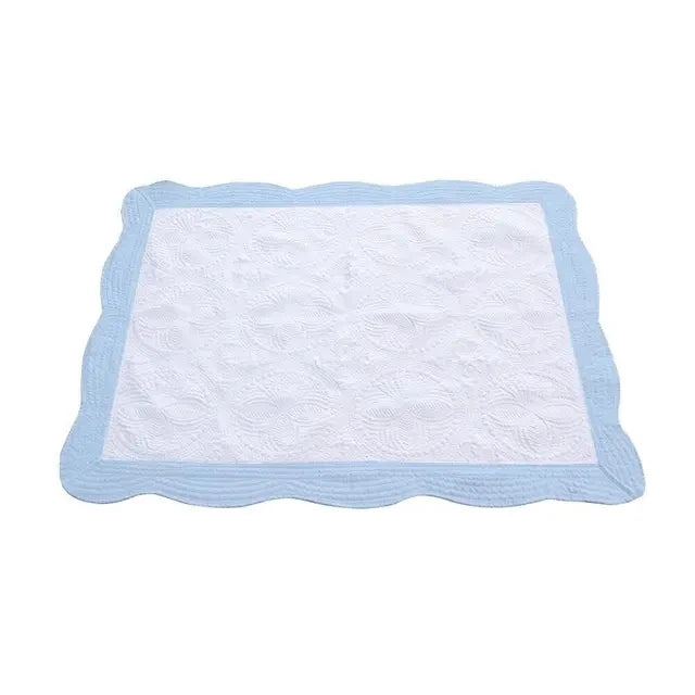 Personalized Name Embroidered Soft Cotton Baby Blanket