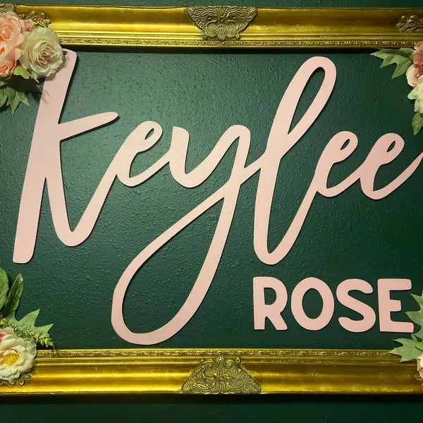 Personalized Wooden Name Sign