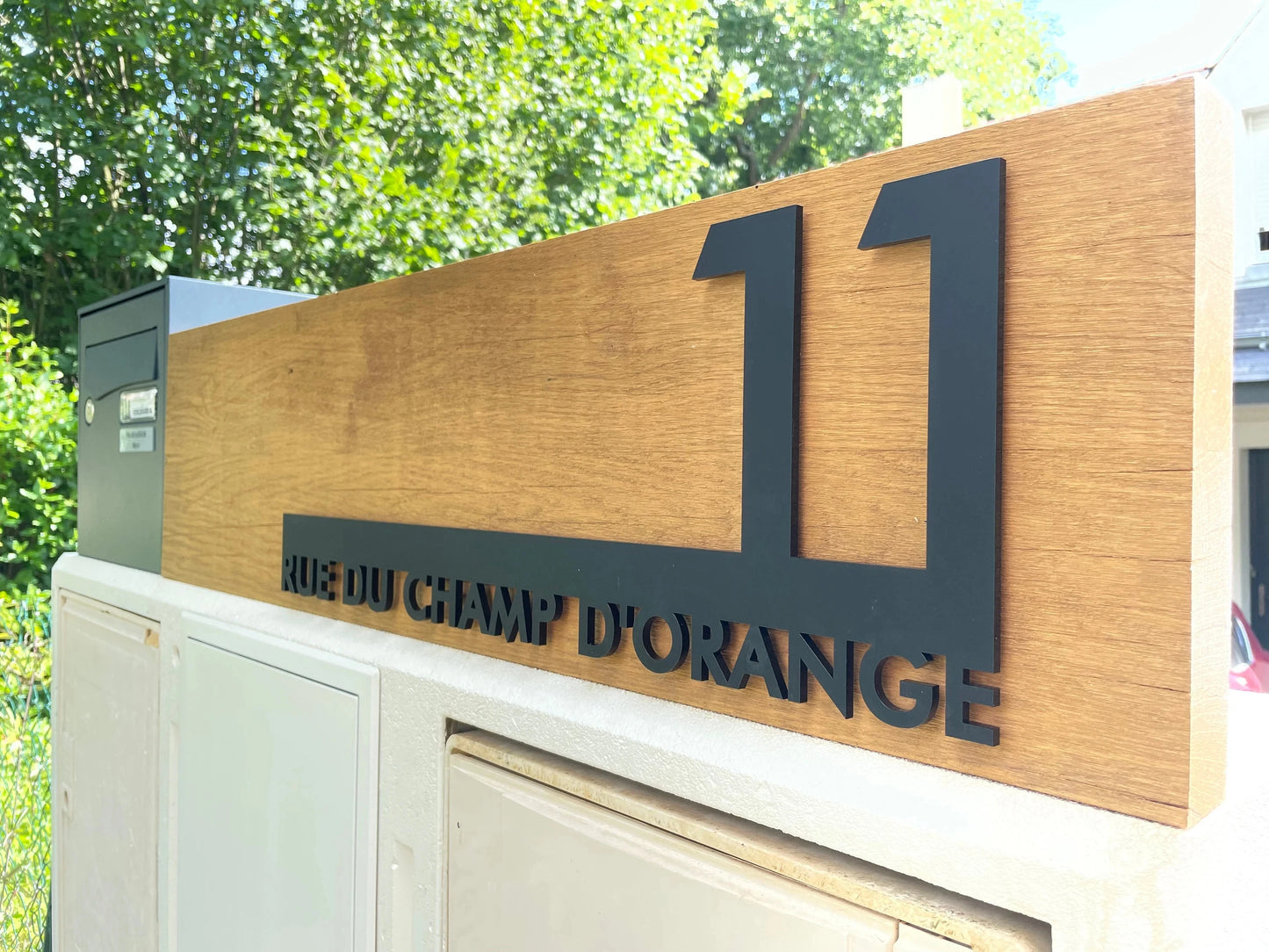 Custom 3D Modern House Number Sign