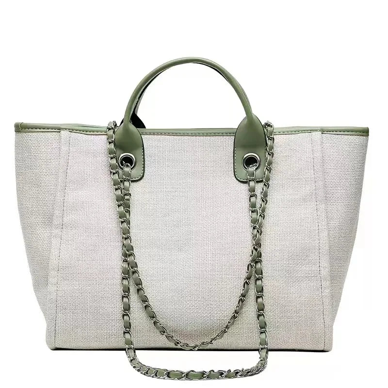 Custom Monogram Name Canvas Tote Bag