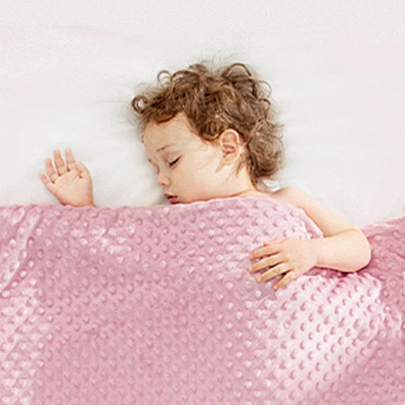 Personalized Name Embroidered Bubble Fleece Baby Blanket