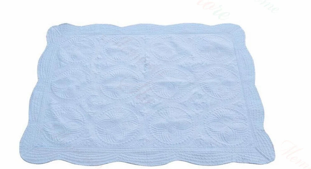 Personalized Name Embroidered Soft Cotton Baby Blanket