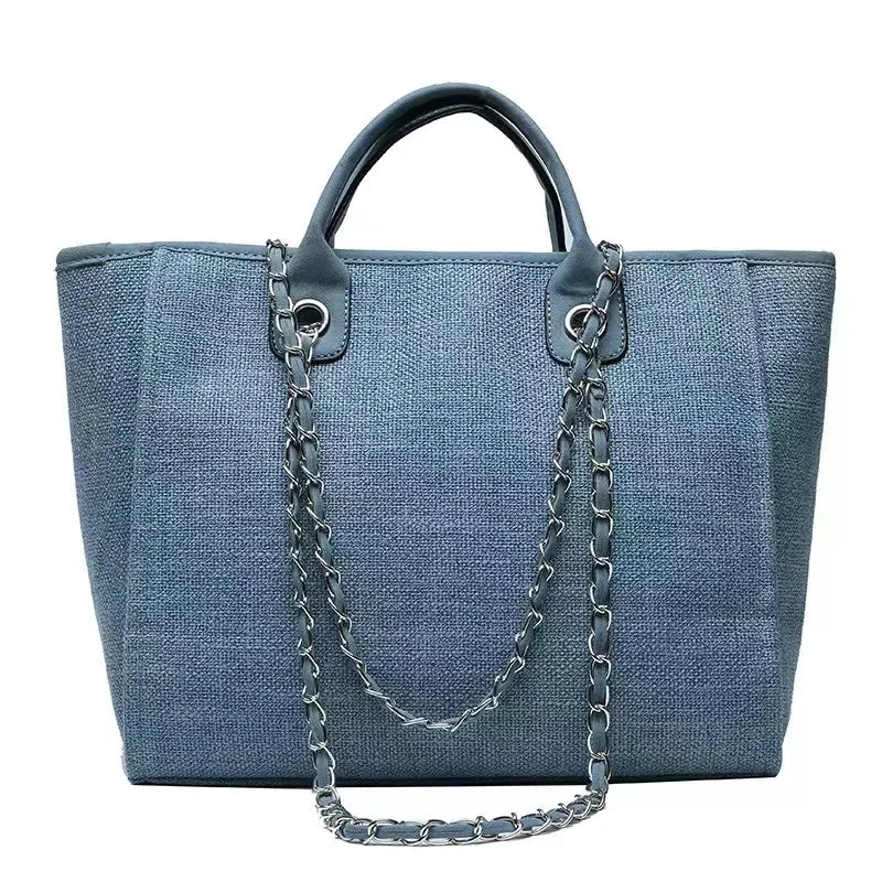Custom Monogram Name Canvas Tote Bag