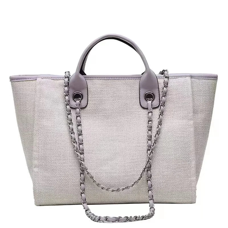 Custom Monogram Name Canvas Tote Bag