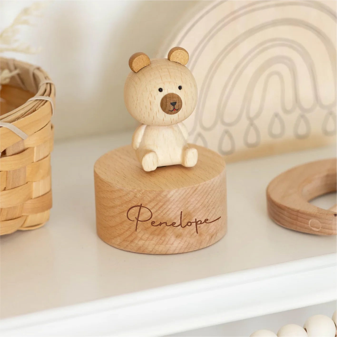 Personalized Name Wooden Music Box
