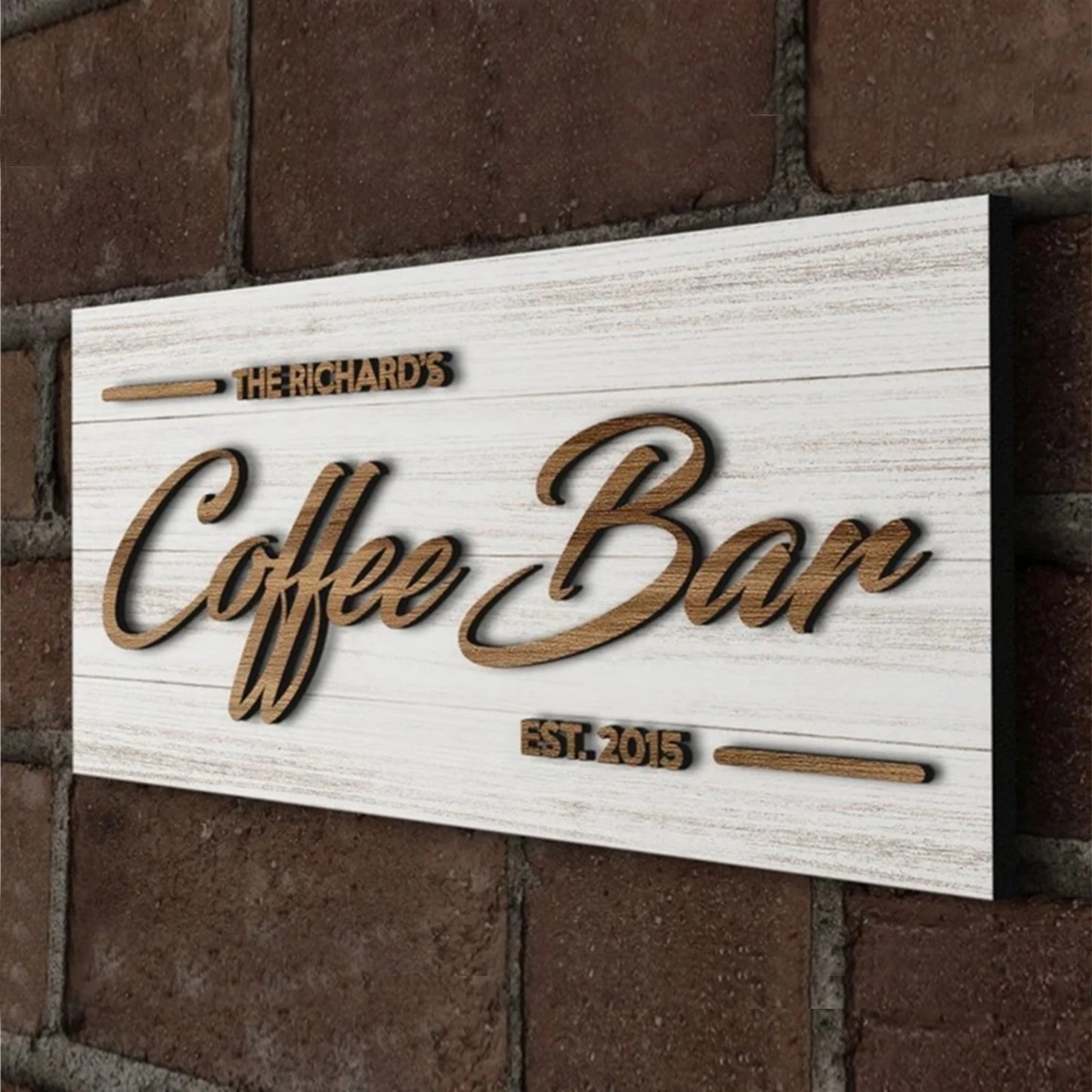 Personalized Name 3D Wooden Wall Art Sign