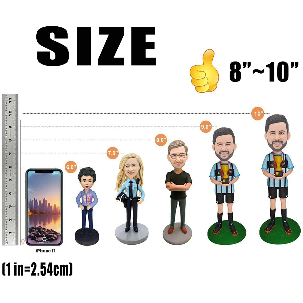Custom Full-Body Bobblehead