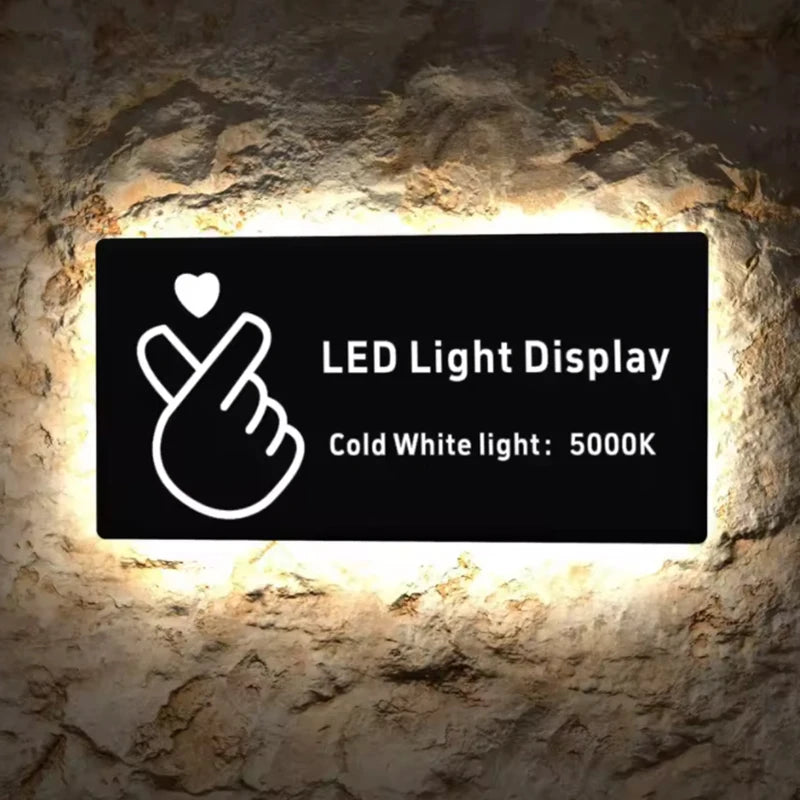 Custom 3D LED House Number Sign