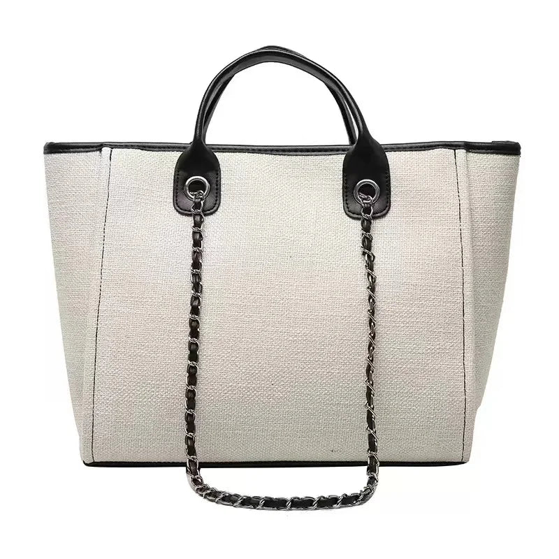 Custom Monogram Name Canvas Tote Bag