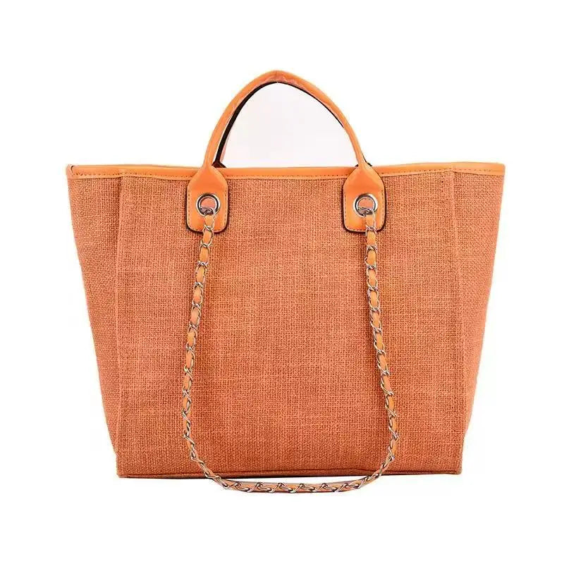 Custom Monogram Name Canvas Tote Bag