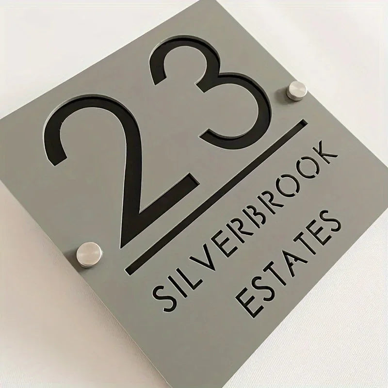 Personalized Address Sign Outdoor
