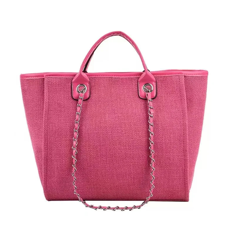 Custom Monogram Name Canvas Tote Bag