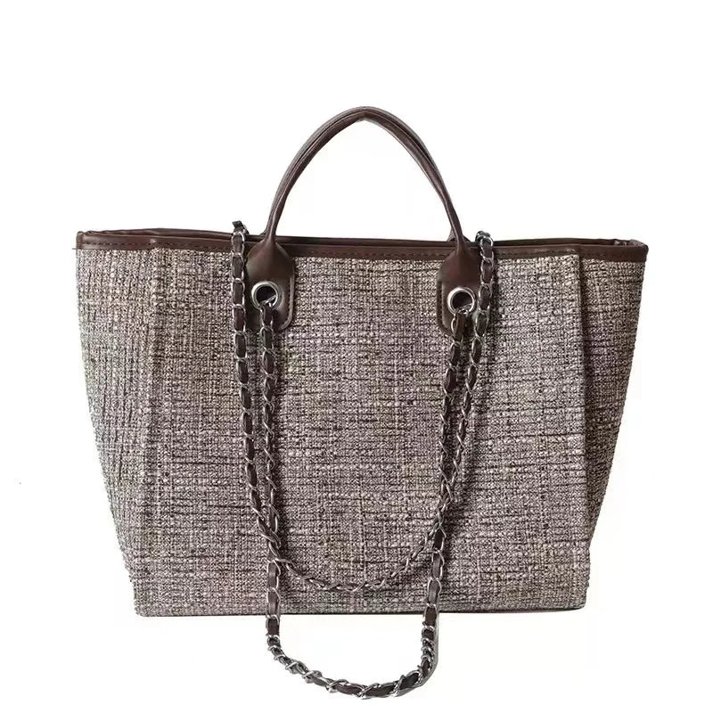 Custom Monogram Name Canvas Tote Bag