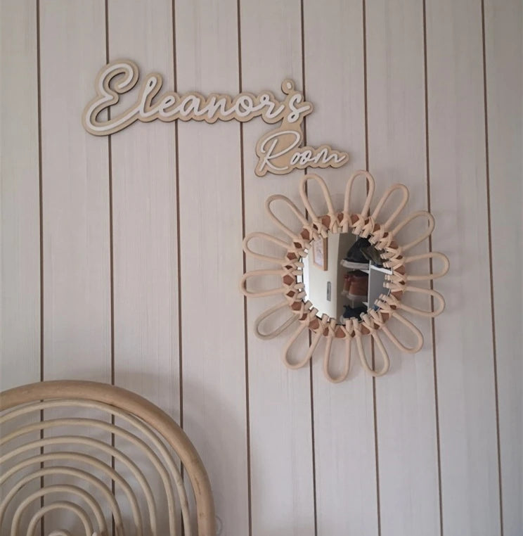 Custom Name Sign Mirror
