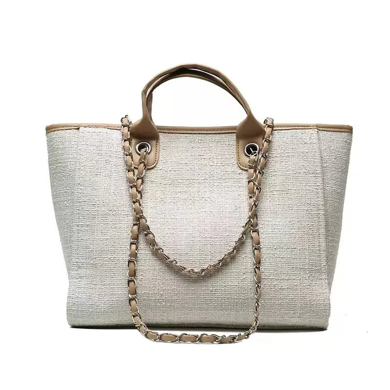Custom Monogram Name Canvas Tote Bag