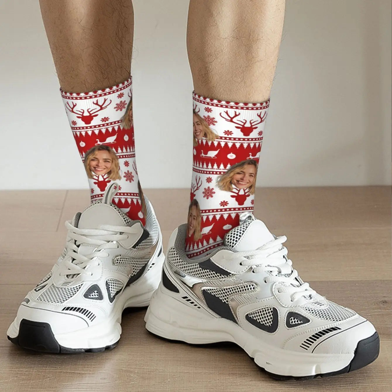 Custom Face Christmas Socks