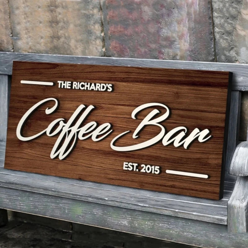 Personalized Name 3D Wooden Wall Art Sign
