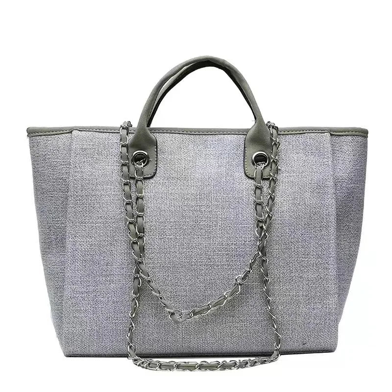 Custom Monogram Name Canvas Tote Bag