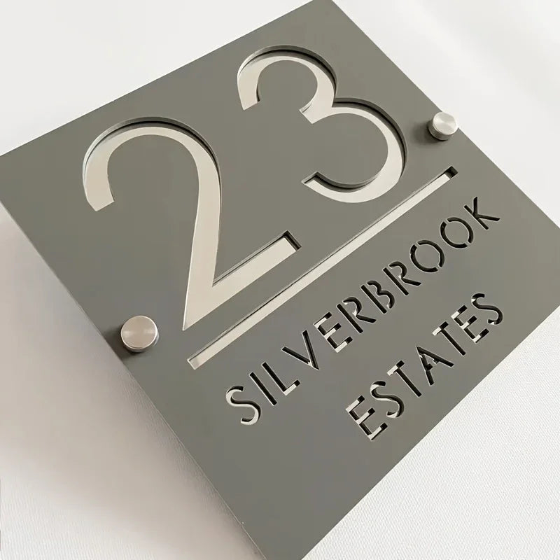 Personalized Address Sign Outdoor