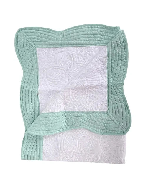 Personalized Name Embroidered Soft Cotton Baby Blanket