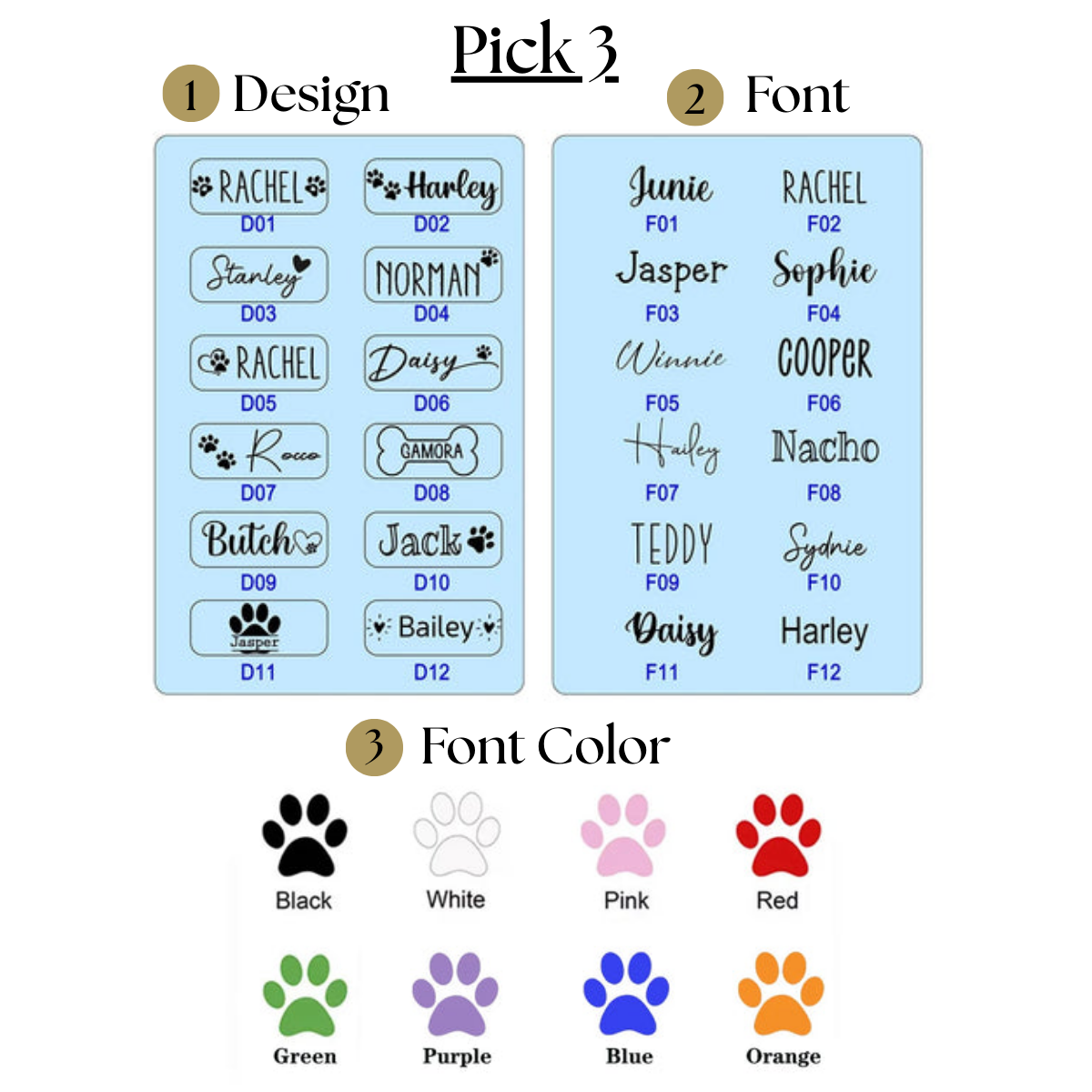 Custom Name Stainless Steel Pet Feeding Bowl