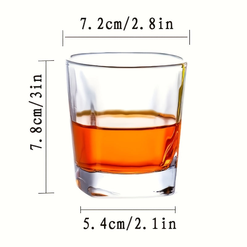 Personalized Whiskey Glass Set with Wooden Box