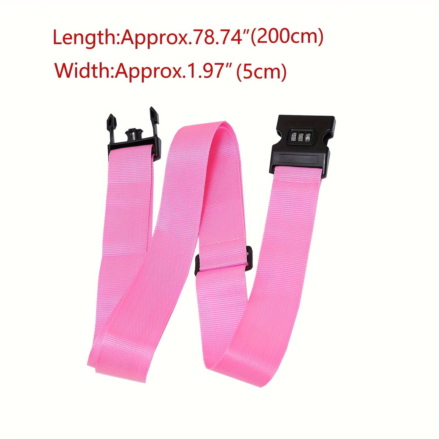 Personalized Embroidered Luggage Belt