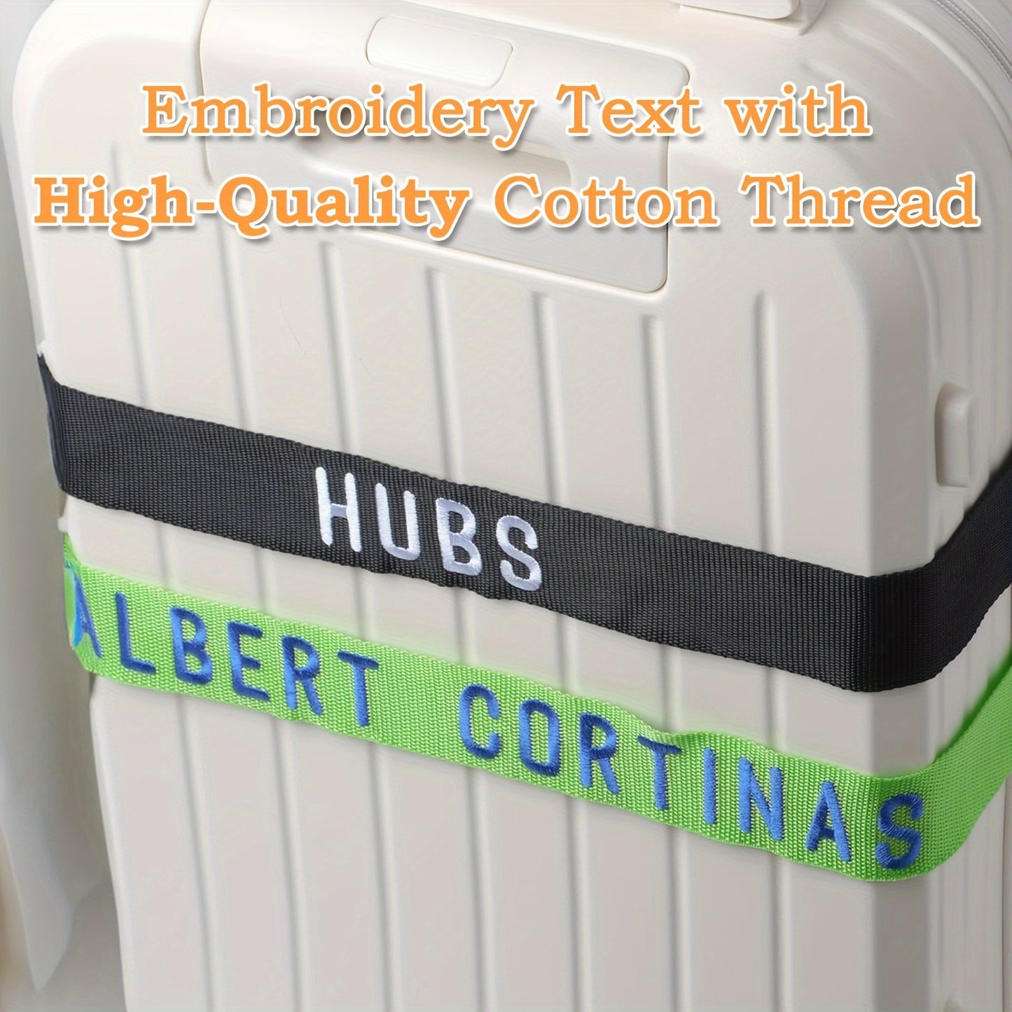 Personalized Embroidered Luggage Belt