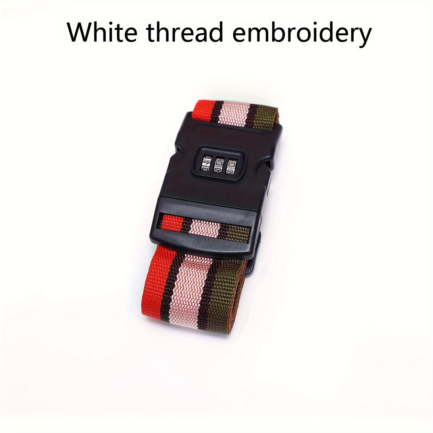 Personalized Embroidered Luggage Belt