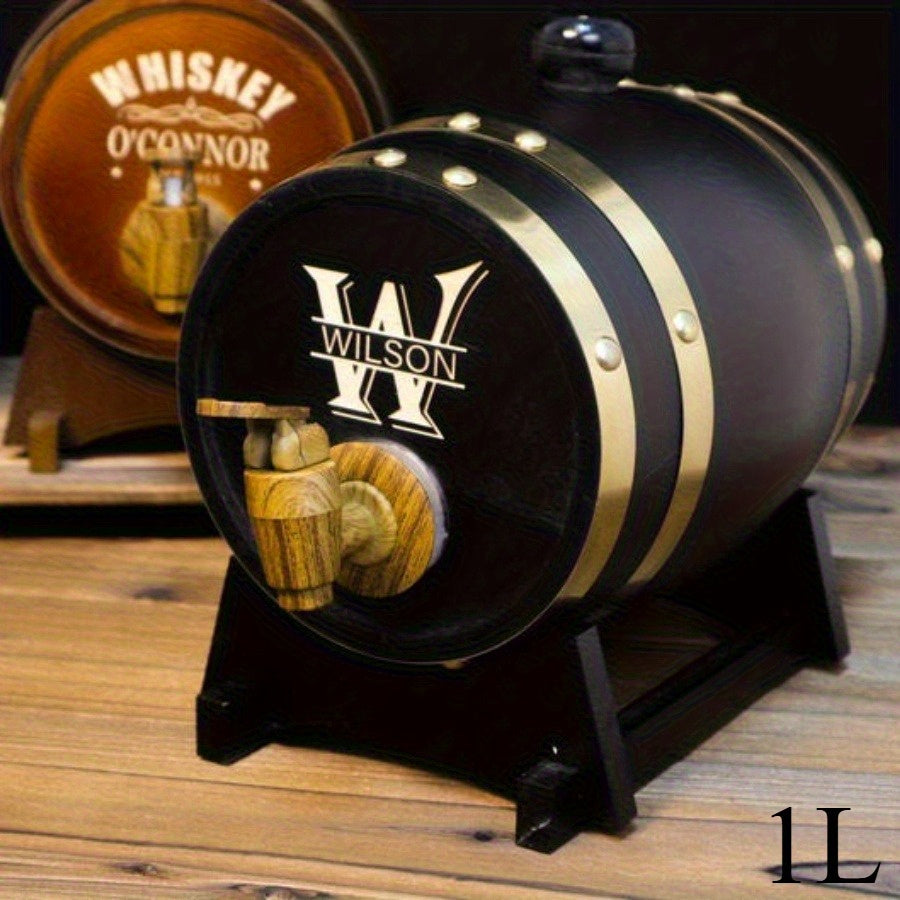 Personalized Engraved Whiskey Barrel