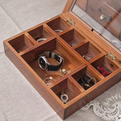 Personalized Wooden Jewelry Box Organizer