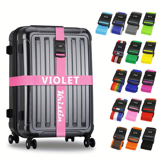 Personalized Embroidered Luggage Belt