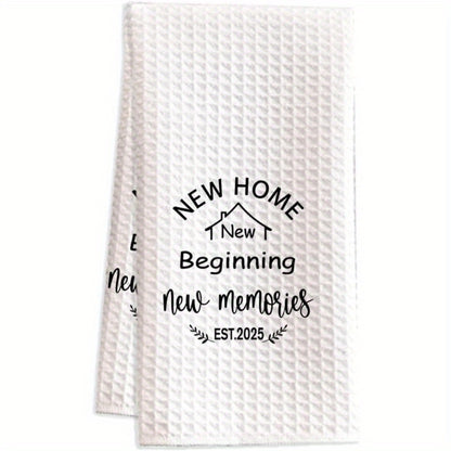 New Home Kitchen Towel Est 2025