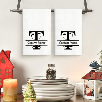 Personalized Name Kitchen Towels - 2pcs